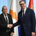 Vučić sa ministrom odbrane Republike Kipar Vasilisom Palmasom