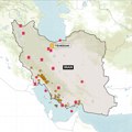 Mapa iranskih naftnih i plinskih postrojenja i onih koje je Izrael napao