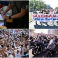 UŽIVO SKUP "Srbija jedna porodica" ispred Skupštine počeo muzički program, pristiže veliki broj građana