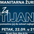 Humanitarna žurka „Za Tijanu“ u Gradskom kulturnom centru Užice