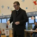 Vučić glasao na Novom Beogradu: Predsednik obavio građansku dužnost (Foto/video)