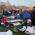 Beogradski studenti noćili u Inđiji, nastavljaju hodanje ka Novom Sadu