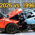 Kako izgleda sudar vozila iz 2026. sa modelom starim 30 godina VIDEO