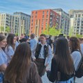 Ispred Palate pravde u Beogradu skup podrške studentima uhapšenim posle Vidovdanskog protesta
