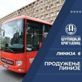 Produžena trasa autobuske linije 6 nedeljom