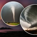 Pojava nalik Na tornado snimljena kod Požege: Apokaliptični prizor pred nevreme, nebo se totalno zacrnilo (video)