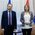 Đedović handanović razgovarala sa ambasadorom EU u Srbiji: ''Moći ćemo da spojimo naše tržište sa tržištem…