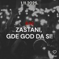 Srbijo, zastani 1. novembra: Svi putevi vode u Novi Sad