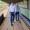 Drobnjak obišao radove na Kovinskom mostu; Putevi: Završetak pre početka zimske sezone