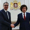 Drugi dan posete Gruziji: Vučić sa premijerom Gruzije o daljem jačanju odnosa dve zemlje i ekonomskoj saradnji (foto)