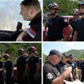 Дачић и Чаушић на жариштима пожара: Ватра и даље букти на ова четири места, ватрогасци даноноћно раде