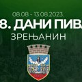 Dani piva od 8. Do 13. Avgusta: Evo ko sve nastupa na tradicionalnoj manifestaciji u Zrenjaninu!