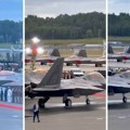 Tramp hteo da uplaši Putina? Pentagon demonstrirao silu na aerodromu gde je sleteo predsednik Rusije