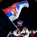 Srpski sportisti zablistali u Milanu, pogledajte kako su Anja Ilić i Miloš Milosavljević poneli zastavu Srbije