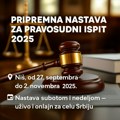 Pripremna nastava za pravosudni ispit uživo u Nišu – otvorena za sve pravnike u Srbiji