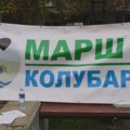 Štand pokreta "Marš s Kolubare" u Valjevu: "Niko se ne slaže sa otvaranjem rudnika u naseljenim mestima"