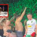 Legijini huligani napravili šou! Brutalno patosirao, pa "sahranio" rivala, navijači bez majica ludovali u hali