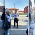 Blokader napao aktiviste SNS-a u Mirijevu (video)