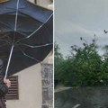 Snažno nevreme pogodilo srpski grad: Drveće čupano iz korena, grom izazvao požar na banderi (foto)