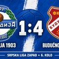 Budućnost preokrenula u Kragujevcu: Šumadija poražena sa 4:1
