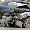 Težak udes na auto-putu „Miloš Veliki“: Vozilo potpuno uništeno VIDEO