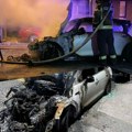 Kurir saznaje! Ženi zapaljen automobil na Voždovcu: Bacio Molotovljev koktel na "mini moris", on potpuno izgoreo (foto)