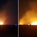 Veliki požar kod aerodroma "Nikola Tesla" u Beogradu: Pojavio se snimak vatrene stihije (video)