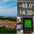 (Foto) novosađani se prže kao na ringli: Termometar u automobilu izmerio paklenih 48 stepeni, Srbija proključala