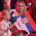 Najdivnije slike Eurobasketa: Nikolu Jokića bodri ćerkica Ognjena sa zastavama Srbije, tu je i sin Ignjat...