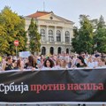 Održan sedmi protest „Srbija protiv nasilja“ u Kragujevcu