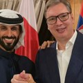 Vučić sa bin Hamadom: "Srećan i beskrajno zahvalan što je došao u Beograd i što će biti prisutan na vojnoj paradi"