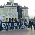 Protest solidarnosti sa Palestinom održan juče na Trgu slobode (FOTO, VIDEO)