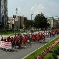 Podrška predsedniku napretka milošu neneziću: Defile kruševačkih sportista od stadiona “Mladost” do Gradske uprave