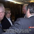 VIDEO: Dolovac pobegla od novinara - ambasadori "ljudski štit"