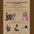 Na novoustanovljenim Danima izvorne muzike u Bujanovcu nastupa Izvor iz Vranja