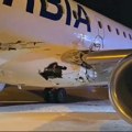 Objavljen novi snimak oštećenog aviona koji je prinudno sleteo na beogradski aerodrom VDEO