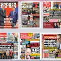 Naslovne strane sutrašnjih novina: Prelistavanje štampe za petak, 29. maj 2026. godine