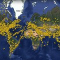 See what the sky looked like: Historic day as flight record broken VIDEO