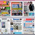 Naslovne strane sutrašnjih novina: Prelistavanje štampe za sredu, 14. januar 2026. godine