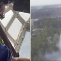 Ruski "vodeni bombarder" izbacio 42 tone vode: Pogledajte snimak gašenja požara u Deliblatskoj peščari iz "Iljušina"