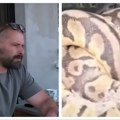 Aleksandar otišao u šetnju sa psom, vratio se kući sa kraljevskim pitonom! "Strpao sam zmiju u torbu i to je to"
