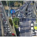 Brankov most mili u smeru ka novom Beogradu: Ima gužvi, ali ne i zastoja, na Gazeli sve teče (foto)