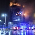 Požar u Vjesnikovom soliteru u Zagrebu i dalje nije ugašen