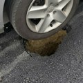 SSP: Rekord JKP “Šumadija” - Asfalt propada pre nego što se osuši (FOTO)