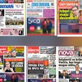 Naslovne strane sutrašnjih novina: Prelistavanje štampe za subotu, 6. decembar 2025. godine