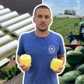 Mladi poljoprivrednik Stefan Filipović iz Kuzmina u plastenicima se nabere 100 tona paprike babure po hektaru
