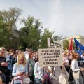 Protest prosvetnih radnika ispred Skupštine Srbije