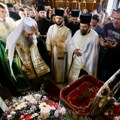 Ispred Vaznesenjske crkve dočekana ruka Svetog Save