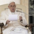 Papa:Moraju se uložiti svi napori da se okončaju ratovi u Ukrajini i Pojasu Gaze