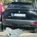 Sudarila se dva automobila: Udes kod aerodroma "Nikola Tesla", saobraćaj usporen (video)